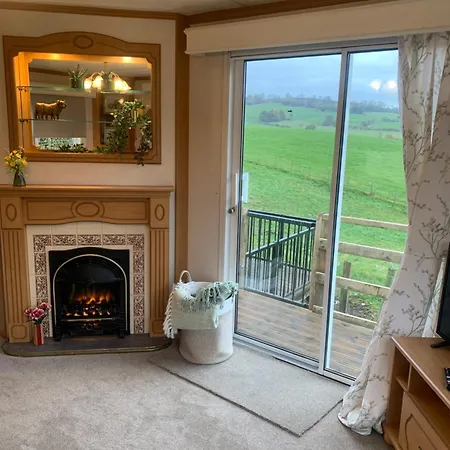 Farm Caravan On Working Farm *
